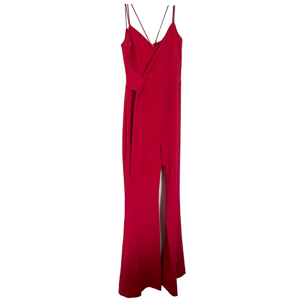 NWT PARKER BLACK Pink Spaghetti Strap Jumpsuit Size 4